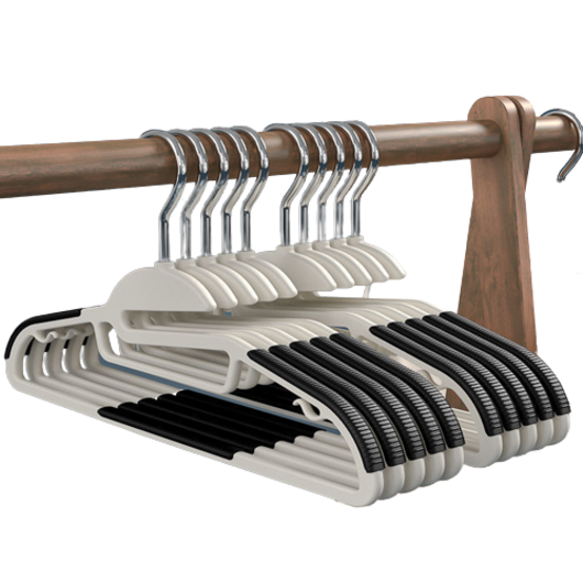 메종디망쉬 논슬립 카라 옷걸이, 블랙, 15개