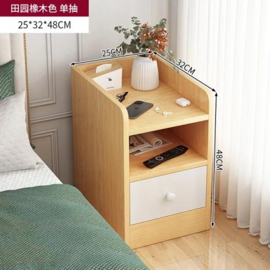 침대사이드테이블 침대협탁 좁은 균열 침대 옆 테이블 간단한 모던 선반 가정용 침실, 7) G - assemble