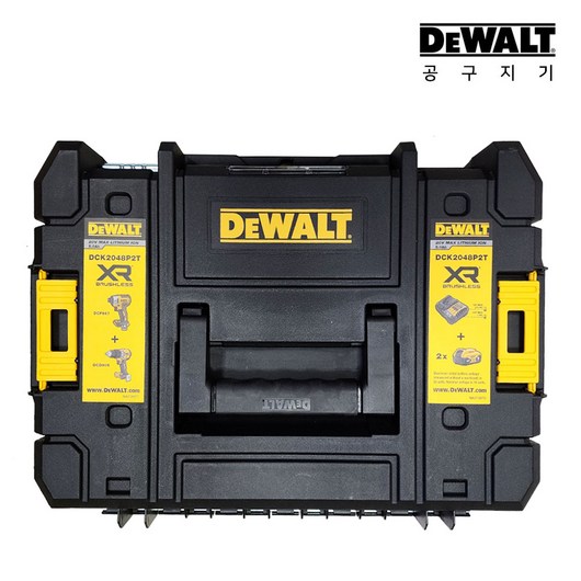 공구지기 디월트 공구통 충전 전동드릴 그라인더 케이스 다용도 티스텍 높이 16cm 공구함, 1개