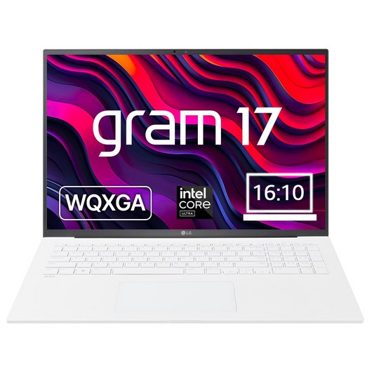 LG전자 2024 그램 17 코어Ultra5 인텔 14세대, 스노우 화이트, 256GB, 16GB, WIN11 Home, 17Z90SU-GR56K