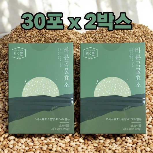 바른 곡물효소 누룽지맛, 90g, 2개