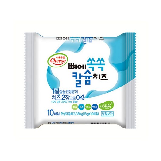 서울우유 뼈쏙쏙칼슘치즈180gX3세트, 3개, 180g