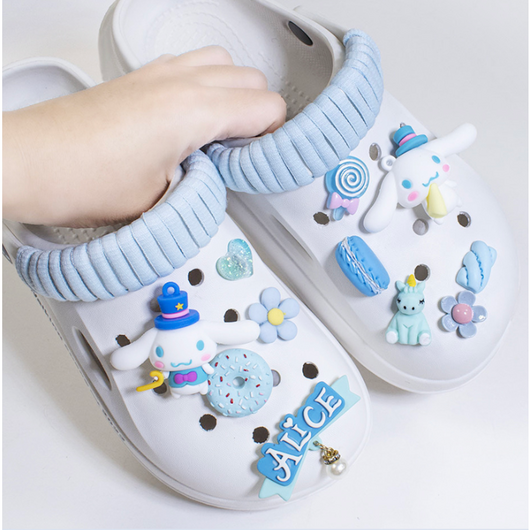 귀욤마켓 크록스파츠 신발 꾸미기 산리오지비츠 쿠로미 마이멜로디 시나모롤 액세서리