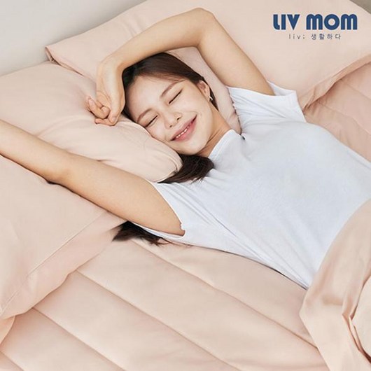리브맘 뚱뚱푹신 먼지없는 패밀리 침대패드 고정밴드 SS/Q, 01.SS_화이트