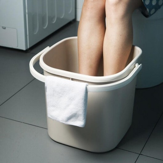 아트박스/제이라이프 속 깊은 따수미 발 족욕통 족탕기, 아이보리