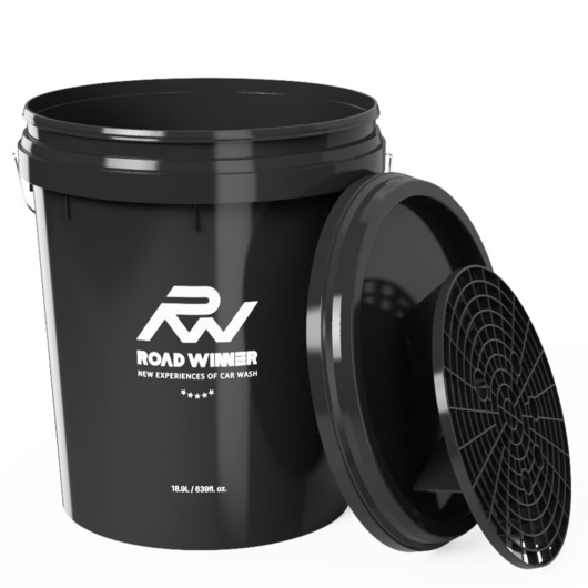 로드위너 대용량 세차 버킷 + 그릿가드 + 뚜껑 세트, 20L, 혼합색상