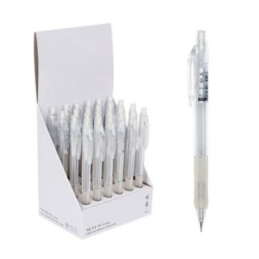 모닝글로리 1000 비움 투명 샤프, 1mm, 2개