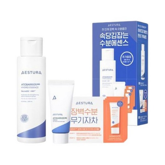 픽 에스트라 아토베리어365 하이드로에센스 200ml 기획 +크림 30ml+무기자차선크림3ml 증정