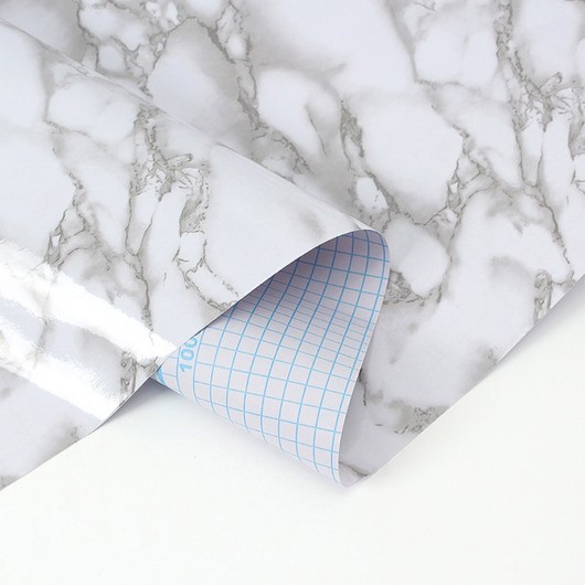 이샵 인테리어 대리석 시트지 마블 실버 5M 광택시트지 인조대리석시트지