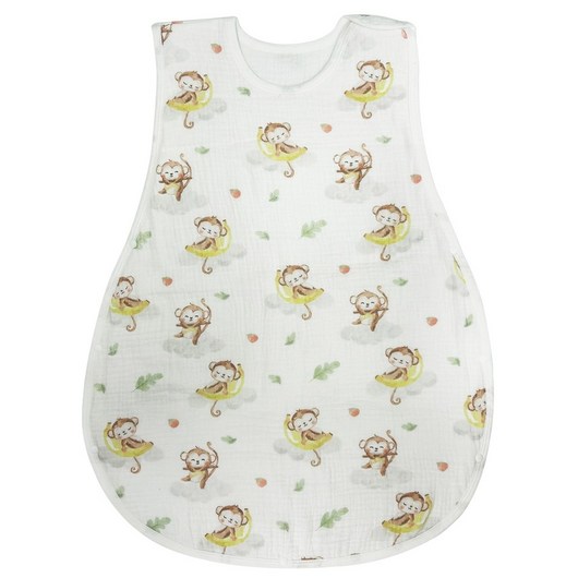 린다베베 거즈 여름 아기 수면조끼 2겹 순면 아동잠옷 간절기 수면잠옷 영유아 베이비