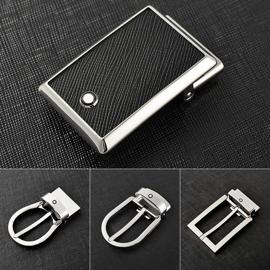 몽블랑 벨트 버클 헤드 교체 호환 3cm 실버 은장, 스타일 7-실버 버클-3CM, 1개