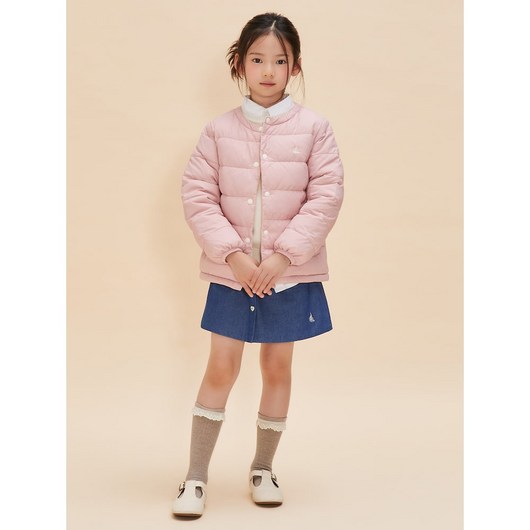 덕다운 리버서블 한줌 경량패딩 라이트 핑크 (BI4838U07Y)