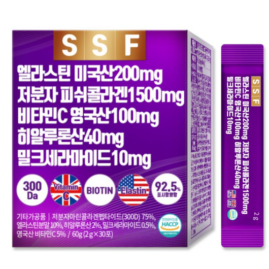 순수식품 엘라스틴 데스모신 저분자 피쉬 콜라겐 히알루론산 밀크세라마이드, 60g, 1개