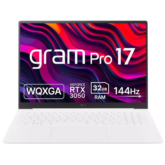 LG전자 그램 Pro 17 코어 울트라5 RTX3050, 에센스 화이트, 512GB, 32GB, WIN11 Home, 17ZD90SP-EX59K