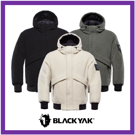 [블랙야크]22년FW 남여공용 보아 플리스 다운 봄버자켓 M시트다운플리스봄버 1BYJKW2901