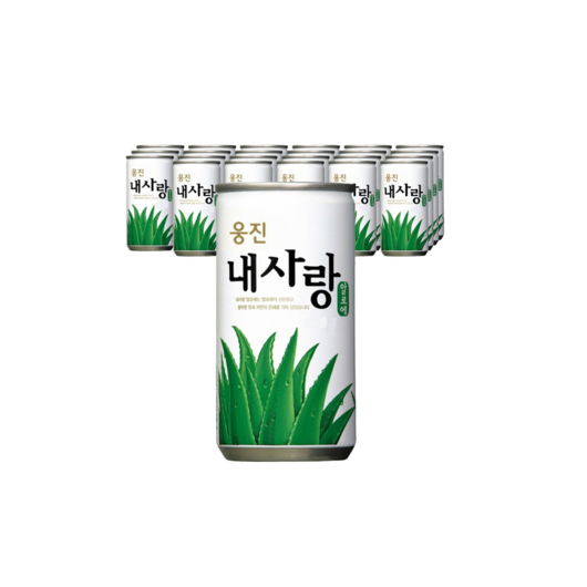 웅진 내사랑 알로에, 140ml, 30개 롯데망고190ml