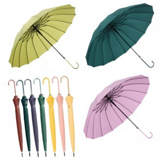 모던 클래식 16K 장우산 롱핸들 방수 방풍 자동 우산