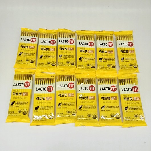 종근당건강 락토핏 생유산균 골드 프로바이오틱스 120포 벌크포장(4개월분), 20g, 12개