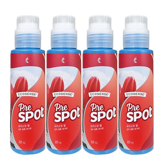 멜라루카 프리스팟 젤 4개 고농축 얼룩제거제, 237ml