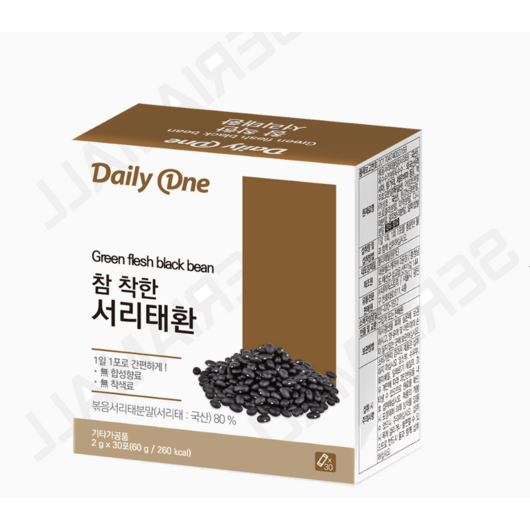 빠른배송 데일리원 참 착한 서리태환 2g X 30포 (재고 0ea), 60g, 2개