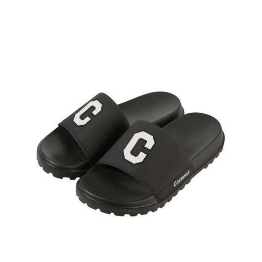 COVERNAT C 로고 슬라이드 블랙 CO0000SE01BK