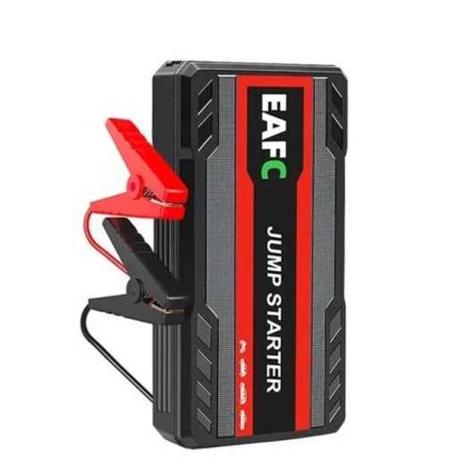 자동차점프스타터 차량용 휴대용 배터리 12V 자동 시동 장치 LED 조명 부스터 버스터, 없음, 1) Black