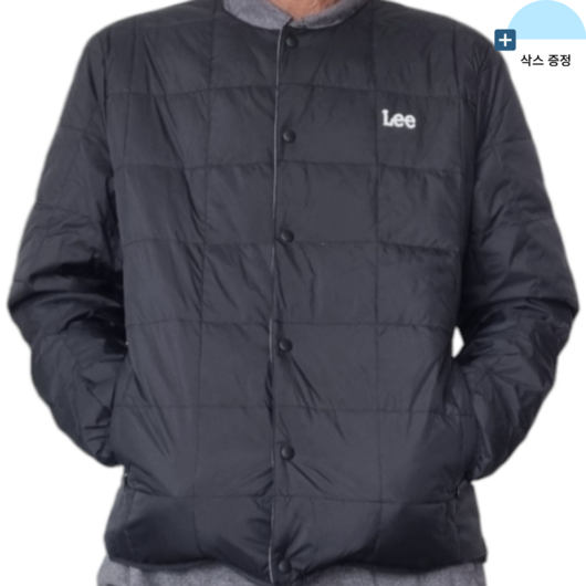 [국내매장정품] 리(LEE) 양면 경량 다운 퀼팅 자켓 블랙 SELEBK 사은품증정