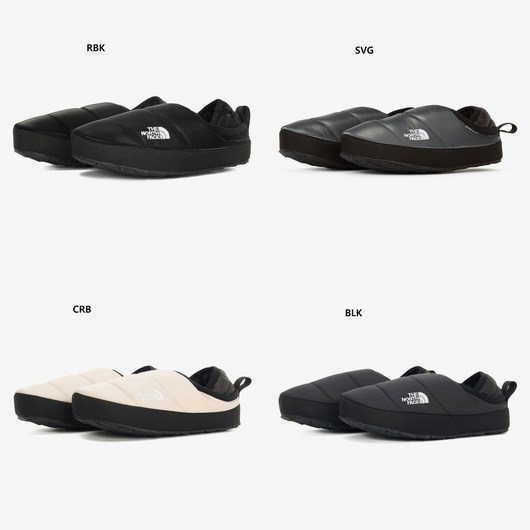 노스페이스키즈 키즈 방한화 NS96Q56 눕시 뮬 KS NUPTSE MULE 패딩부츠 겨울 슬리퍼
