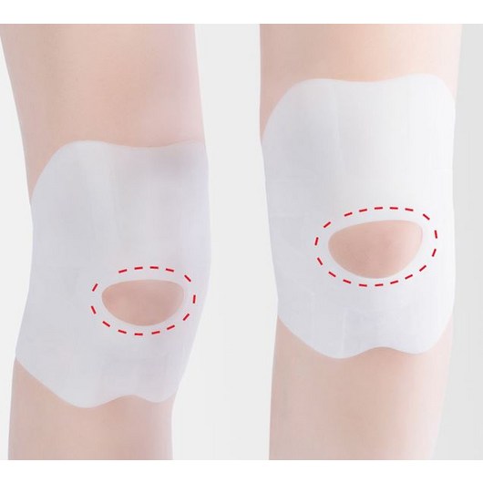 콘티S 슬림 실리콘 무릎 보호대 – 스포츠 및 수영용 헬스 기어