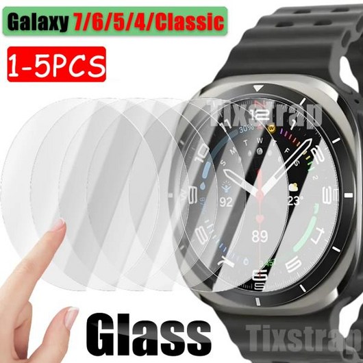 보호대 47 44 스크래치 5/4 6 유리 40mm 43 방지 스크린 워치 강화 필름 워치용 7 HD 클래식, 1 PCS, Galaxy Watch 7 40mm