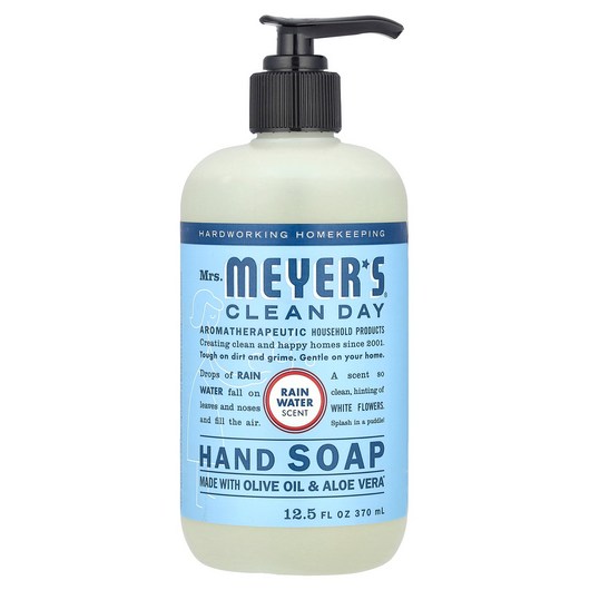 미세스 메이어스 클린데이 핸드 솝 370ml 레인워터, Mrs. Meyers Clean Day 핸드 솝 레인