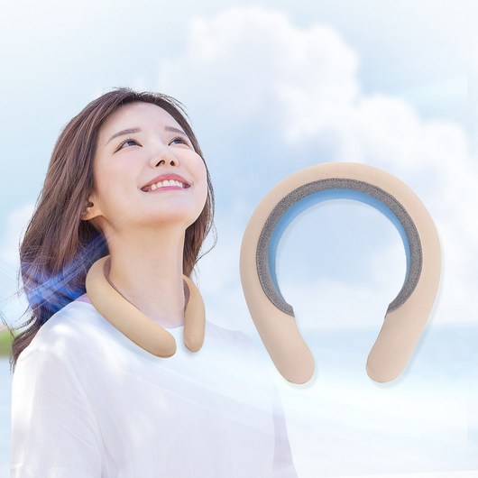 쇼코즈 온열 지압 사계절 넥밴드, 1개, 여름용 버건디