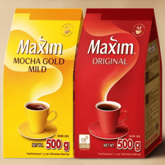 맥심 모카골드 리필커피 500g+오리지날 500g