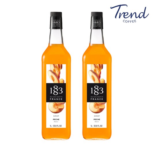 1883 피치 시럽 1L x 2개