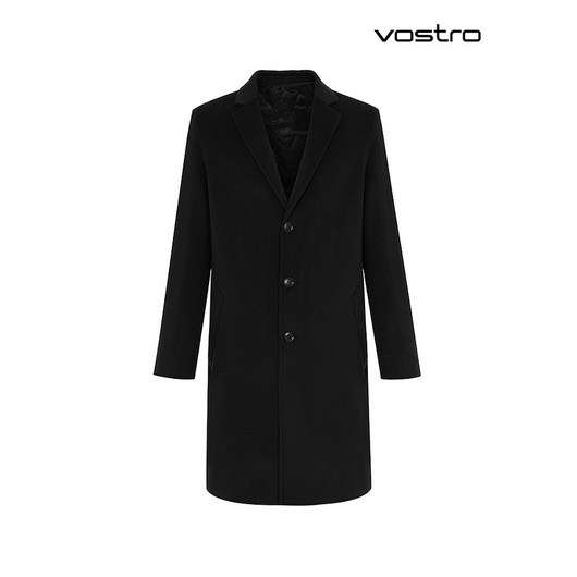 BY파크랜드 블랙 캐시미어혼방 핸드메이드 코트-MM1OC401