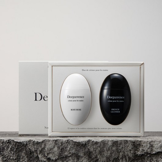 딥퍼랑스 향 좋은 퍼퓸 핸드크림 듀오 세트, 프레쉬 모먼트 / 머스키 우드