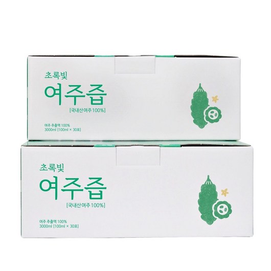 국산 여주즙 국내산 여주진액 3박스 (100ml x 90개), 3L, 3개