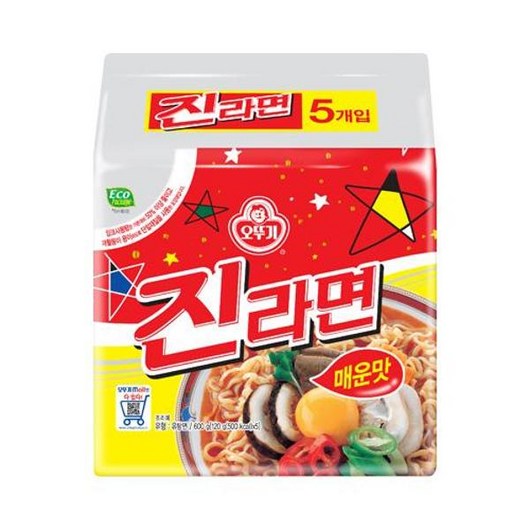 오뚜기 진라면 매운맛 120g, 13개