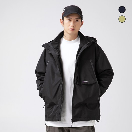 야외 캠핑 탈부착 가능 폴라 폴리스 남녀 공용 바람막이 점퍼