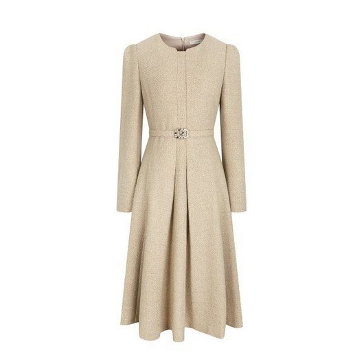 제이제이지고트백화점퍼프 슬리브 울 플레어 원피스GMCA0OP511492637