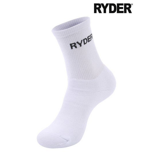 라이더 배드민턴 국대 양말 RYDER 로고 화이트 RS-SOCKS-5 남성 여성 테크니스트, 02) 여성 RS-SOCKS-5W, 1개