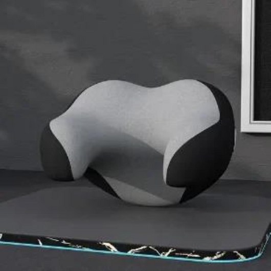 카시트 머리 받침 패드 3D 메모리 폼 베개 목 통증 완화 여행 지지대 통기성 메쉬 원단 쿠션, 한개옵션1, 02 black gray