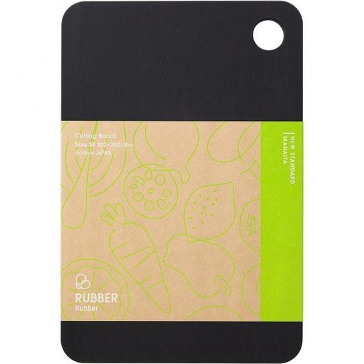 RUBBER Rubber 고무고무도마 합성고무 검정 일본제 파커 아사히 (M), Matte Black 해외직구, 11.8"L x 7.9"W