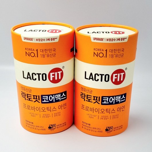 락토핏 종근당건강 생유산균 코어맥스, 120g, 2개_강력한 내장 건강 지키는 락토핏 코어맥스