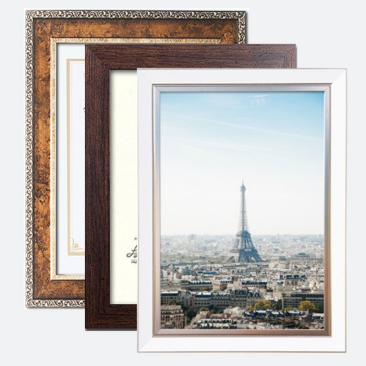 액자가게 A4 A3 상장액자 액자, 28착한밤색, 1개