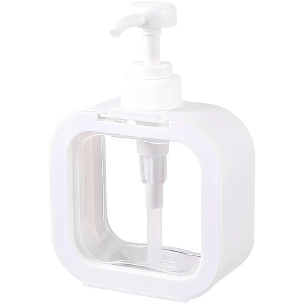 더뉴커머스 사각 다용 디스펜서 500ml, 화이트, 1개