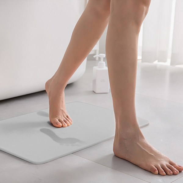 코멧 홈 규조토 발매트, 그레이 (45 x 35 x 0.9 cm)