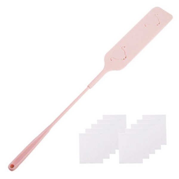 크레바스 틈새 정전기 청소기 밀대 + 부직포 10p, 핑크, 1세트