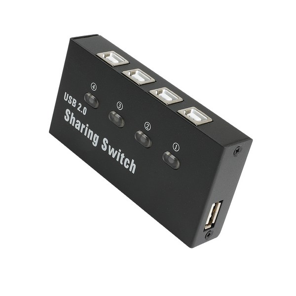 넥시 4대1 USB 셀렉터 스위치 선택기 NX-U241S
