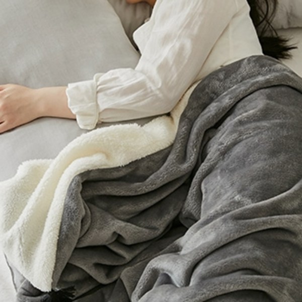 베베데코 도톰 코지 양털 극세사 담요
